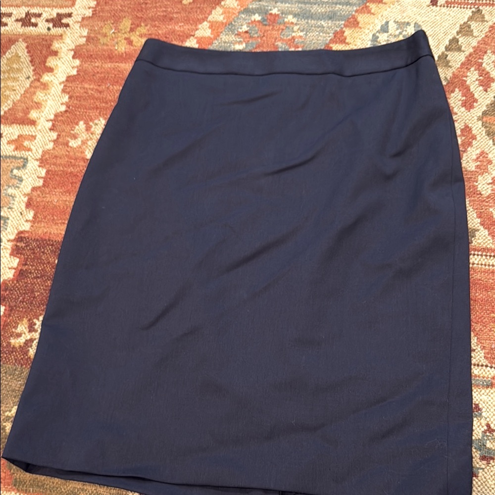 Brooks Brothers Blue Pencil Suit Skirt